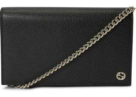 gucci betty chain wallet|Gucci interlocking wallet on chain.